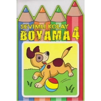 Sevimli Kolay Boyama-4 - Parıltı Yayınları