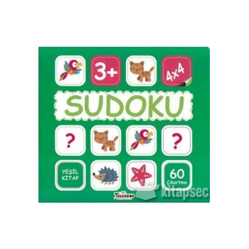 Sudoku 4*4 Yeşil Kitap - Teleskop Yayınları