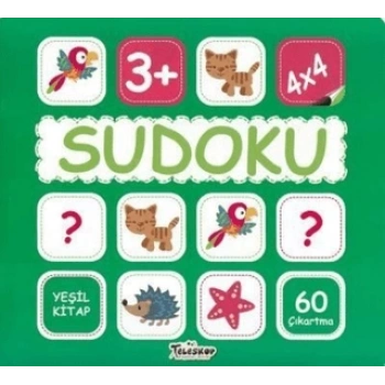Sudoku 4*4 Yeşil Kitap - Teleskop Yayınları