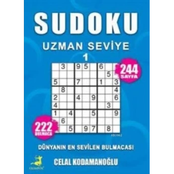 Sudoku-Uzman Seviye 1-Celal Kodamanoğlu-Olimpos Yayınları