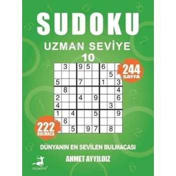 Sudoku-Uzman Seviye 10-Ahmet Ayyıldız-Olimpos Yayınları