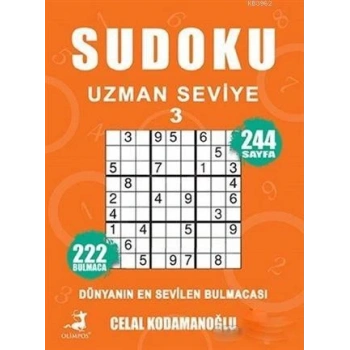 Sudoku-Uzman Seviye 3-Celal Kodamanoğlu-Olimpos Yayınları