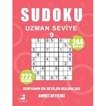 Sudoku-Uzman Seviye 9-Ahmet Ayyıldız-Olimpos Yayınları