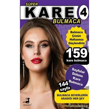Süper Kare Bulmaca 4 - Olimpos Yayınları