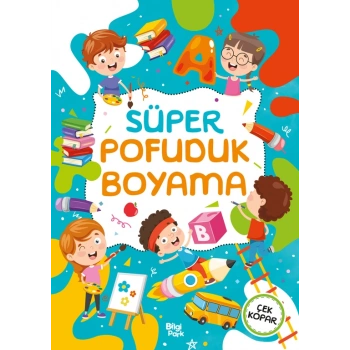 Süper Pofuduk Boyama Kitabı-Bilgi Park Yayınları