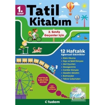 Tatil Kitabım 1.Sınıf  -Tudem Yayınları