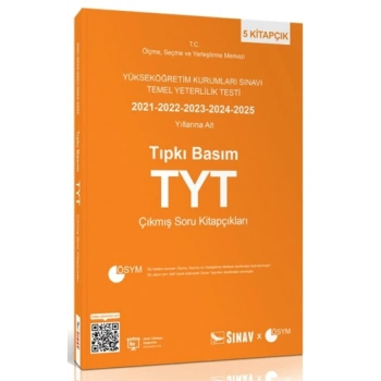 Tıpkı Basım TYT Çıkmış Soru Kitapçıkları-Sınav Yayınları