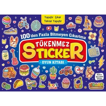 Tükenmez Stıcker Kitabı (100+Çıkarmta)-Bıcırık Yayınları