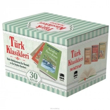Türk Klasikleri Seti (30 Kitap Takım) - Kolektif - Ema Yayınları