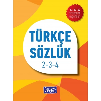 Türkçe Sözlük İlkokul 2-3-4 - Parıltı Yayınları