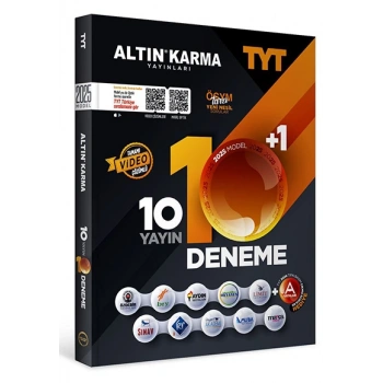 TYT 10+1 Deneme 2025 -Komisyon-Altın Karma Yayınları