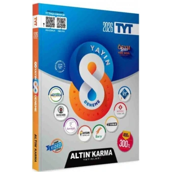 TYT 8 Lİ Deneme 2026 - Komisyon - Altın Karma Yayınları