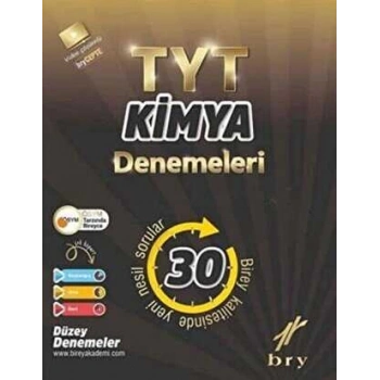 TYT Branş Denemeleri - Kimya 30`lu-Birey Eğitim Yayınları