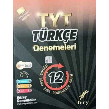 TYT Branş Denemeleri - Türkçe 12`li-Birey Eğitim Yayınları