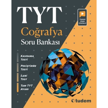TYT Coğrafya Soru Bankası - Tudem Yayınları