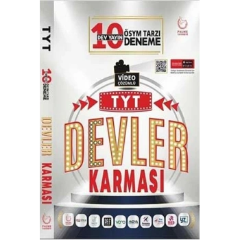 TYT Deneme Sınavı 10lu Devler Karması (İADESİZ)- Palme Yayınları