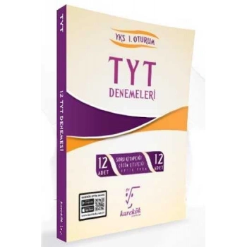 TYT Deneme Sınavı 12li - Karekök Yayınları