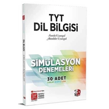 TYT Dil Bilgisi Deneme Sınavı Simülasyon - 3D Yayınları