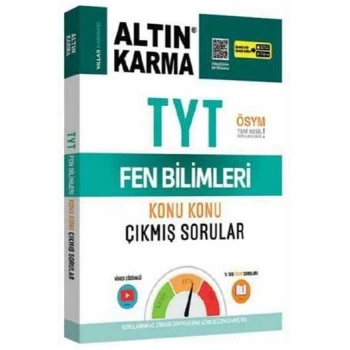 TYT Fen Bilimleri Konu Konu Çıkmış Soru - Altın Karma Yayınları