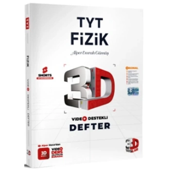TYT Fizik Video Destekli Defter- 3D Yayınları