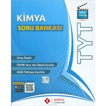 TYT Kimya Soru Bankası - Sonuç Yayınları