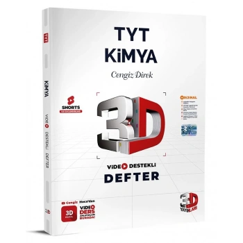 TYT Kimya Video Destekli Defter- 3D Yayınları