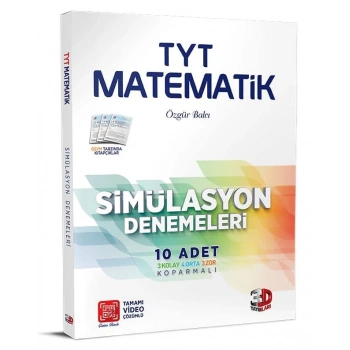 TYT Matematik Deneme Sınavı Simülasyon- 3D Yayınları
