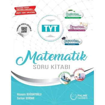 TYT Matematik Soru Bankası Çözümlü (İADESİZ) - Palme Yayınları