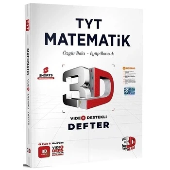 TYT Matematik Video Destekli Defter- 3D Yayınları