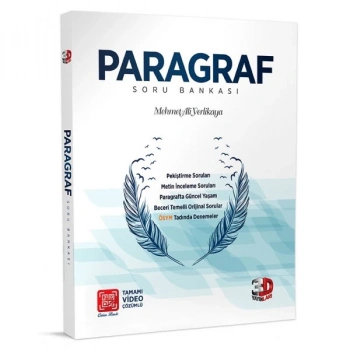 TYT Paragraf Soru Bankası - 3D Yayınları