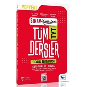 TYT Tüm Dersler Eşit Ağırlık Sözel Soru Bankası Sınav Kalitesinde - Sınav Yayınları