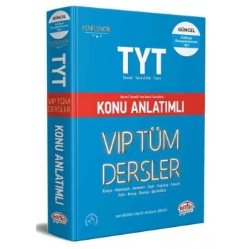TYT Tüm Dersler Konu Anlatımı Mavi Kitap - Editör Yayınları