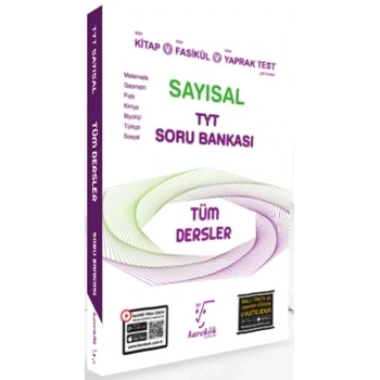 TYT Tüm Dersler Soru Bankası Sayısal - Karekök Yayınları
