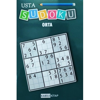 Usta Sudoku - Orta - Kabile Kitap