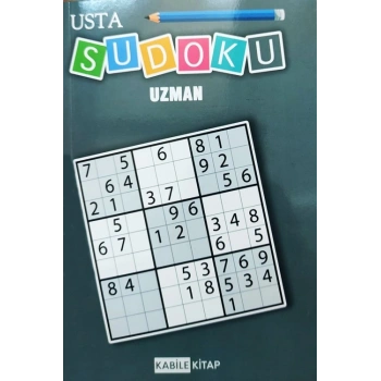 Usta Sudoku - Uzman - Kabile Kitap