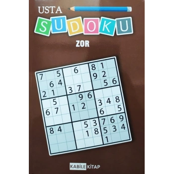 Usta Sudoku - Zor- Kabile Kitap