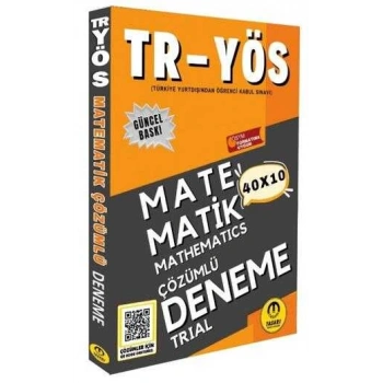 YÖS MATEMATİK ÇÖÜMLÜ DENEME 40*10