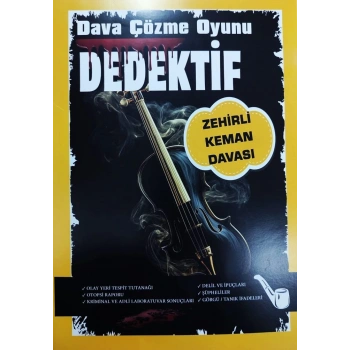 ZEHİRLİ KEMAN DAVASI - DEDEKTİF ÇÖZME OYUNU - MT DEDEKTİFLİK