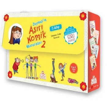 Zeynep’in Aşırı Komik Maceraları 2 (5 Kitap) - Şebnem Güler Karacan - Nesil Yayınları