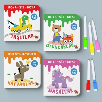 Boya-Sil-Boya (4 Kitap)-Nur Özdemir-Uçan Kitap
