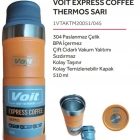 STK-1546 VOIT EXPRESS COFFEE THERMOS 510/Sarı/510 ML