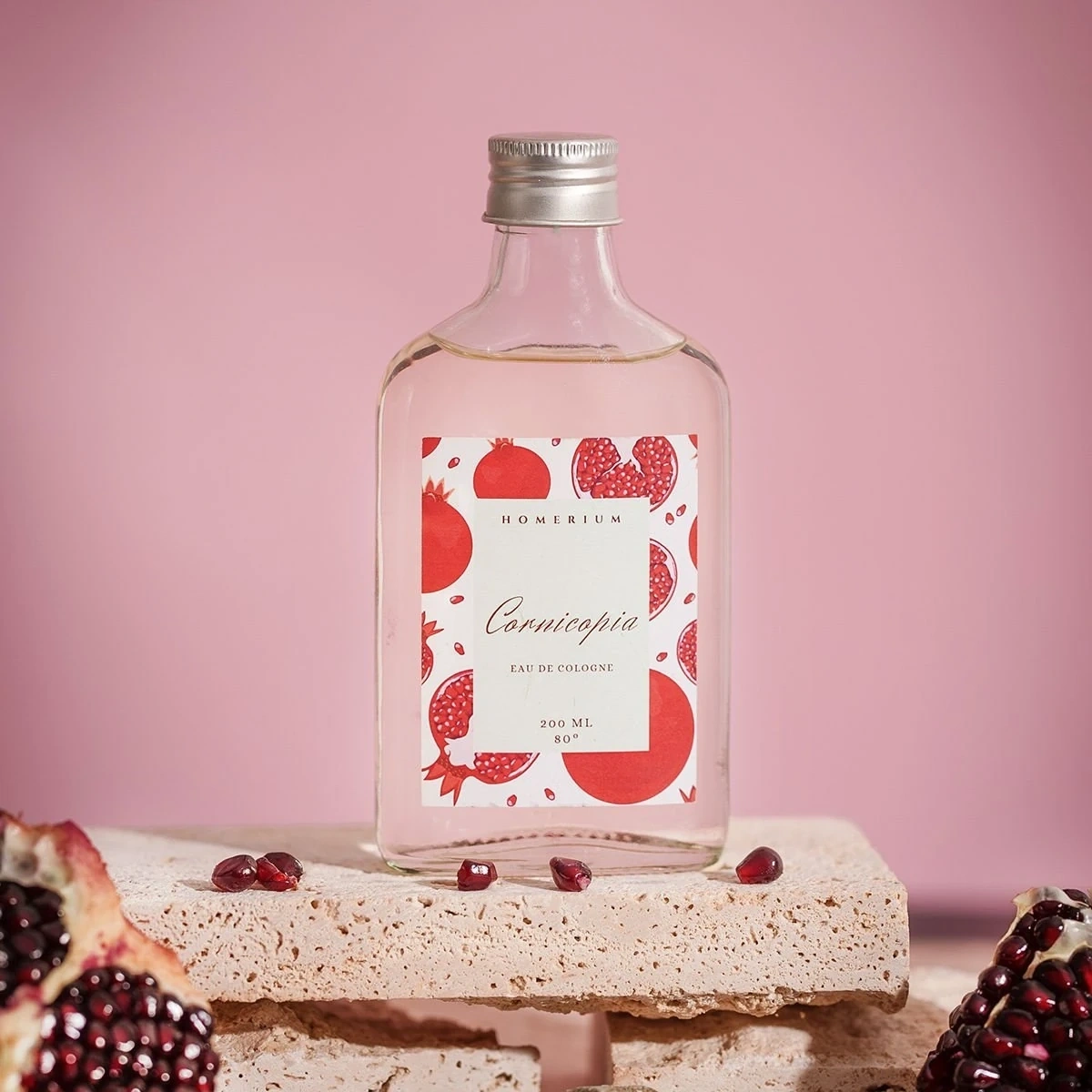 Cornicopia Parfümlü Kolonya Nar 200 ml Cam Şişe