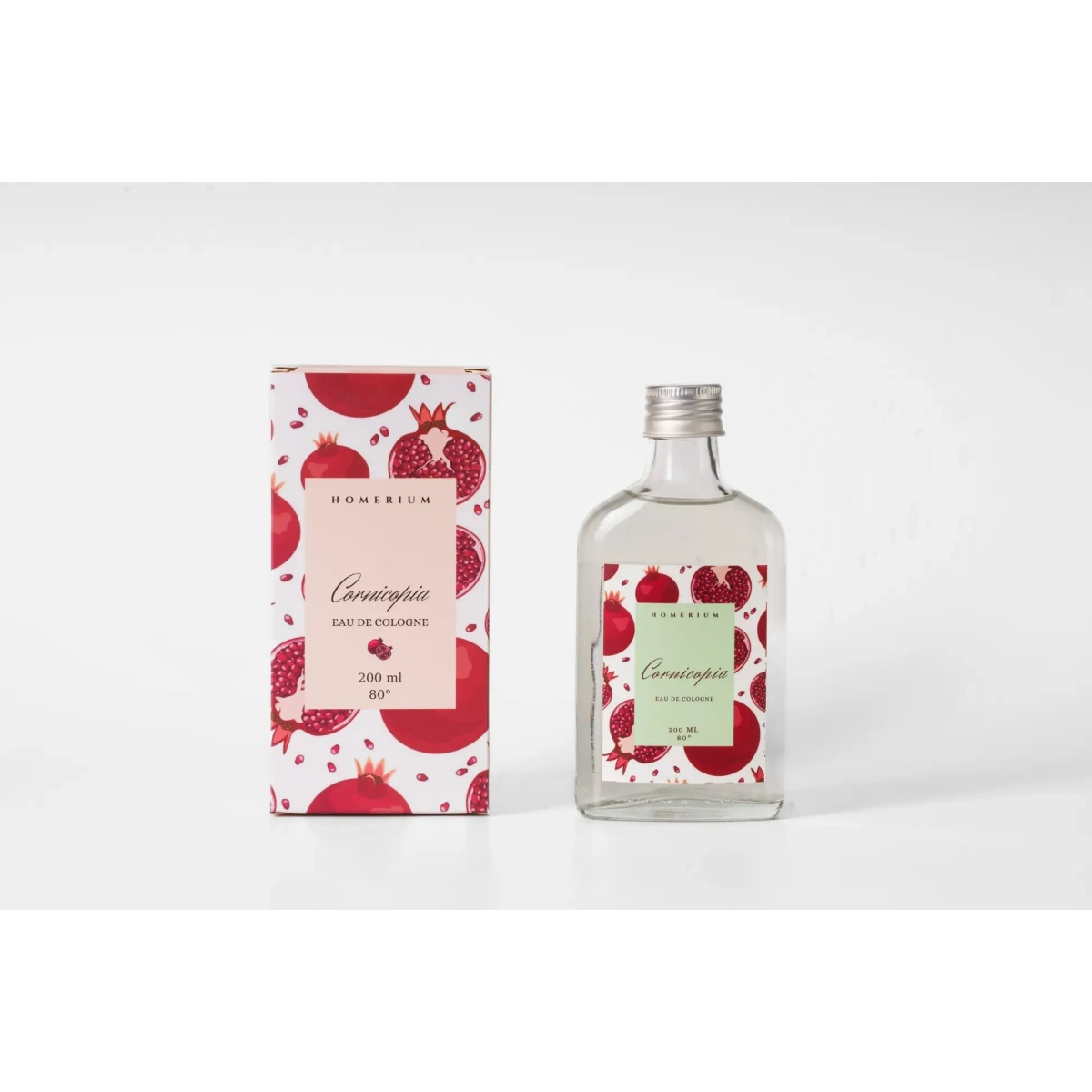 Cornicopia Parfümlü Kolonya Nar 200 ml Cam Şişe