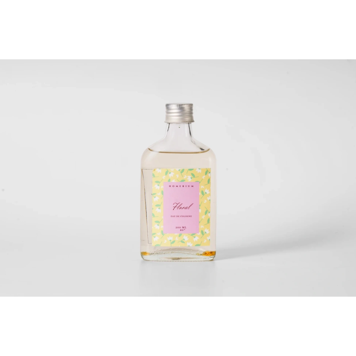 Floral Parfümlü Kolonya Orkide ve Yasemin 200 ml Cam Şişe