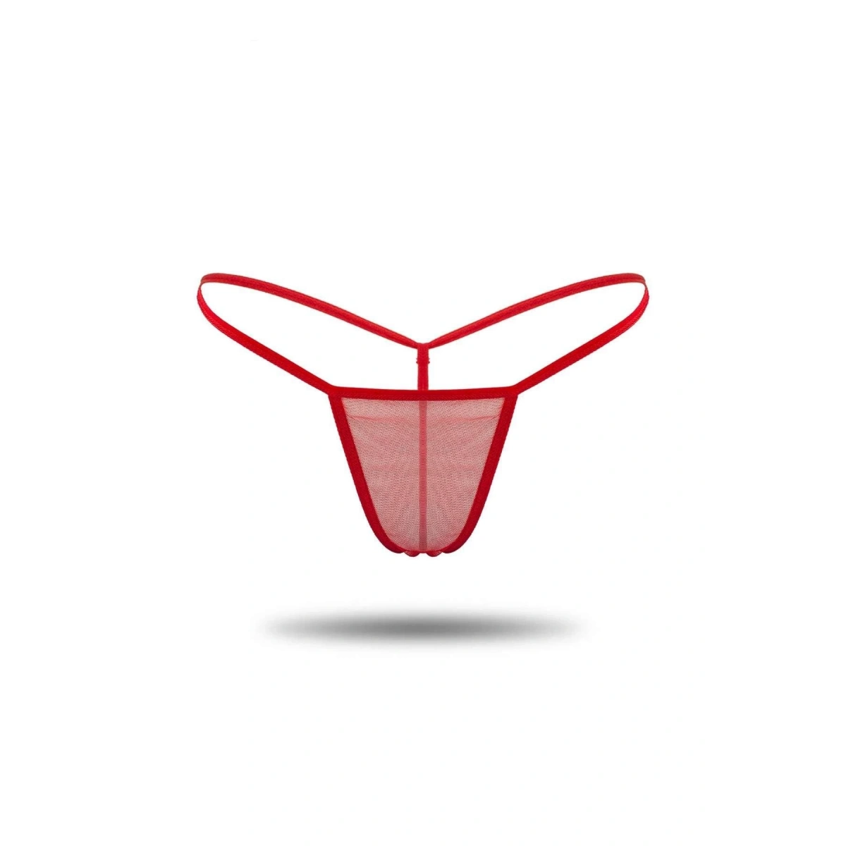 Kırmızı Tül Tanga TM1115