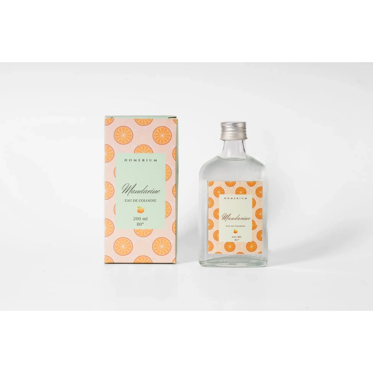 Mandarin Parfümlü Kolonya Bodrum Mandalin 200 ml Cam Şişe