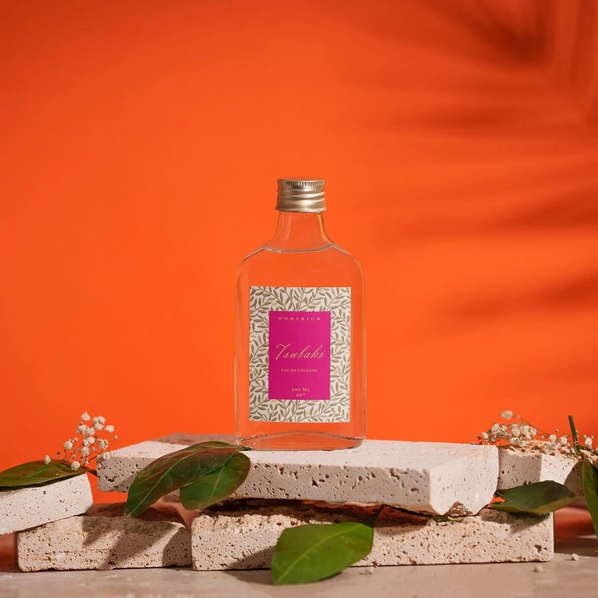 Tsubaki Parfümlü Kolonya Çay Ağacı 200 ml Cam Şişe