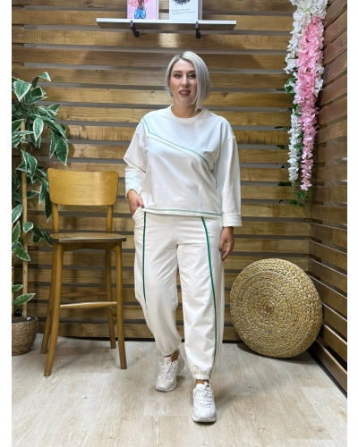 Tasarım Eşofman Takımı Alt ve Üst Yeşil