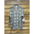 İtalyan Tasarım Lazer Kesim Kapüşonlu Sweatshirt Bluz Vizon
