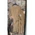 İtalyan Asimetrik Kesim Keten Takım Camel